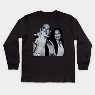 Vintage Elliot Stabler And Olivia Benson Kids Long Sleeve T-Shirt